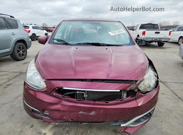 ML32A3HJ8KH005698 2019 MITSUBISHI MIRAGE Бордовый Вид спереди
