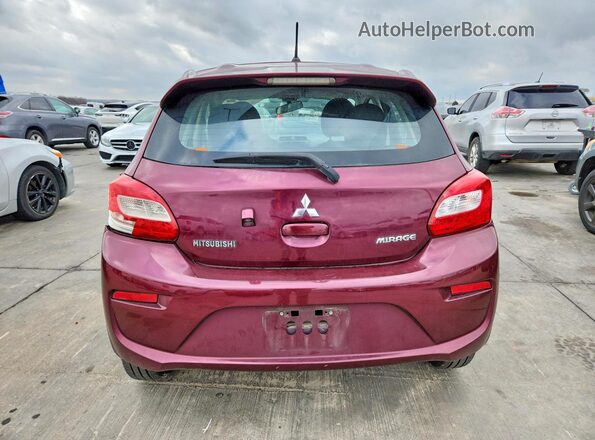 ML32A3HJ8KH005698 2019 MITSUBISHI MIRAGE Бордовый Вид сзади