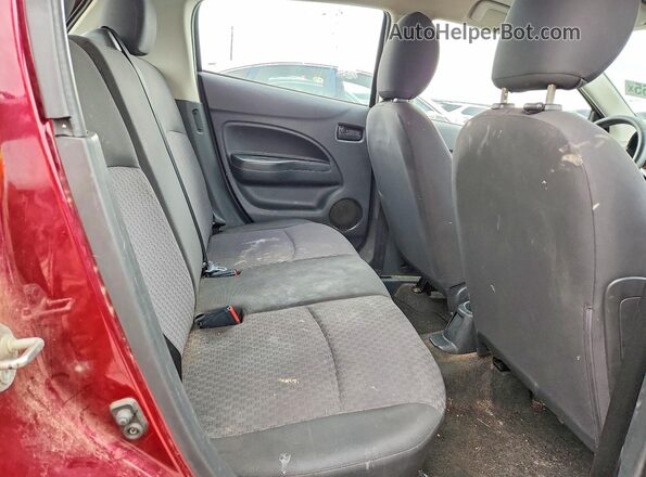ML32A3HJ8KH005698 2019 MITSUBISHI MIRAGE Бордовый Вид задних сидений