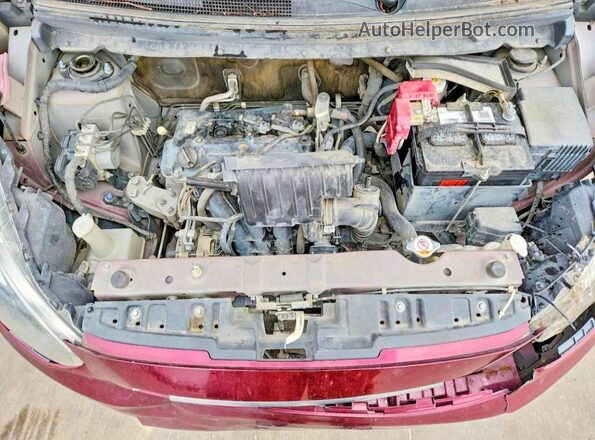 ML32A3HJ8KH005698 2019 MITSUBISHI MIRAGE Бордовый Вид задней части салона