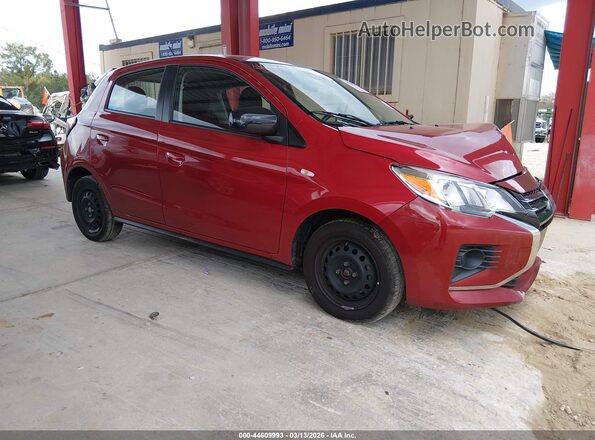 ML32AUHJ3MH005424 2021 MITSUBISHI MIRAGE Красный Передняя правая четверть