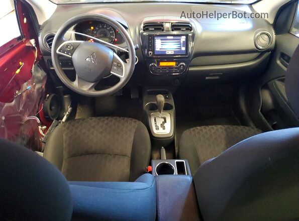 ML32AUHJ3MH009151 2021 MITSUBISHI MIRAGE Red Առջևի վահանակի տեսք