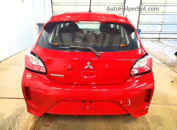 ML32AUHJ3MH009151 2021 MITSUBISHI MIRAGE Red Հետևի տեսք
