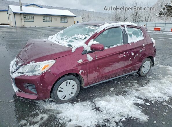 ML32AUHJ7RH001688 2024 MITSUBISHI MIRAGE Фиолетовый Передняя левая четверть