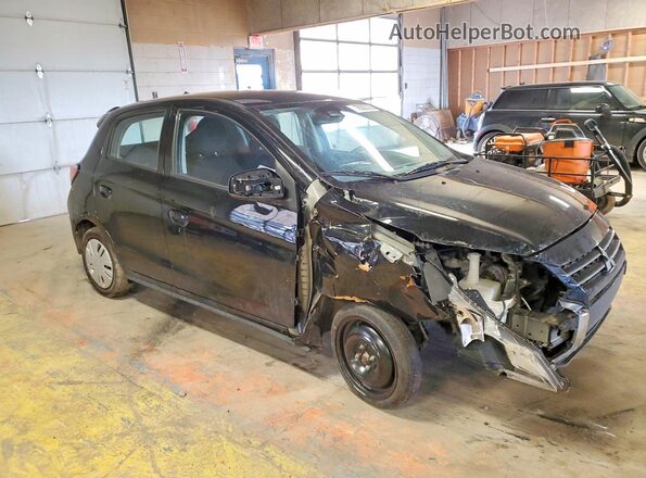 ML32AUHJ8NH002536 2022 MITSUBISHI MIRAGE Черный Передняя правая четверть