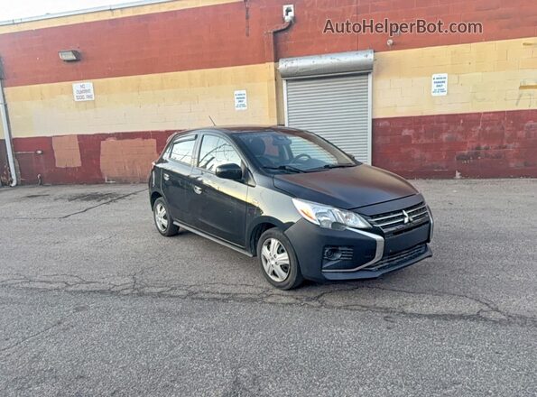 ML32AUHJ9MH014497 2021 MITSUBISHI MIRAGE Черный Задняя левая четверть
