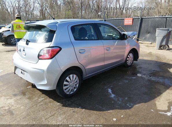 ML32AUHJ9NH006658 2022 MITSUBISHI MIRAGE Серебряный Задняя правая четверть