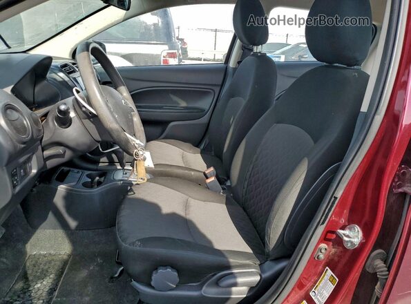 ML32AUHJXNH003350 2022 MITSUBISHI MIRAGE Фиолетовый Вид салона спереди