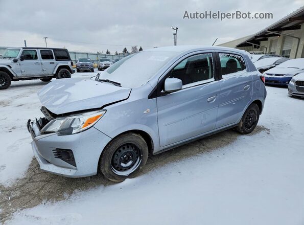 ML32AUHJXNH006975 2022 MITSUBISHI MIRAGE Серебряный Передняя левая четверть