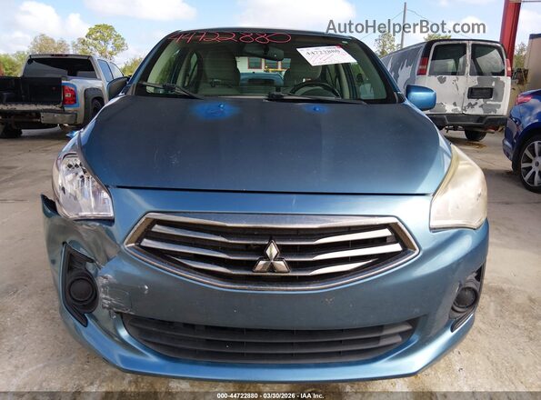 ML32F3FJ0HHF06861 2017 MITSUBISHI MIRAGE G4 Blue Widok zestawu wskaźników