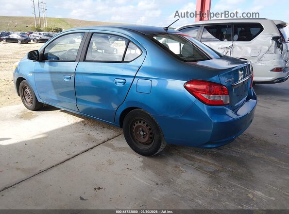 ML32F3FJ0HHF06861 2017 MITSUBISHI MIRAGE G4 Blue Tył lewy
