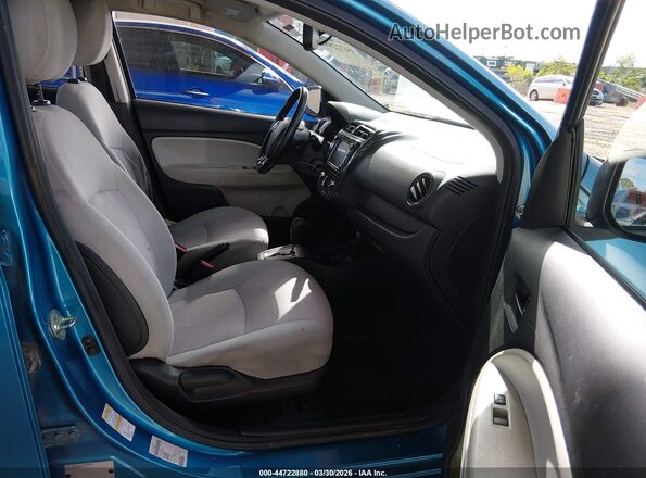 ML32F3FJ0HHF06861 2017 MITSUBISHI MIRAGE G4 Blue Widok wnętrza z przodu