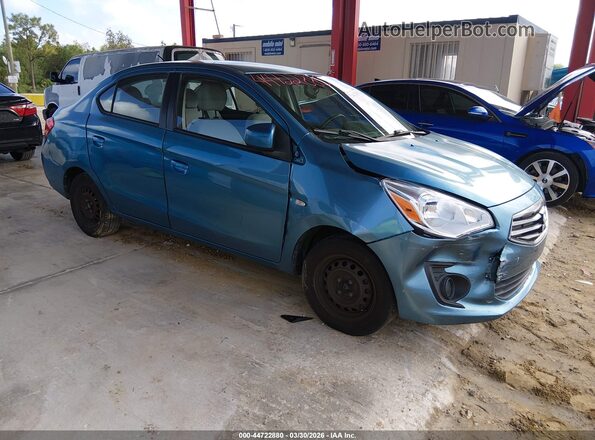 ML32F3FJ0HHF06861 2017 MITSUBISHI MIRAGE G4 Blue Przód prawy