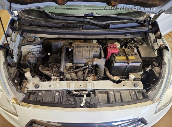 ML32F3FJ2HHF09003 2017 MITSUBISHI MIRAGE Белый Вид задней части салона