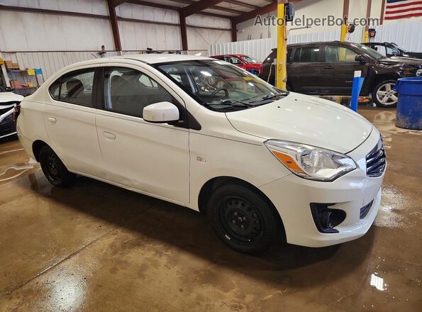 ML32F3FJ2HHF09003 2017 MITSUBISHI MIRAGE Белый Передняя правая четверть