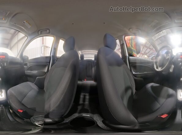 ML32F3FJ2HHF09003 2017 MITSUBISHI MIRAGE Белый Вид наклейки с VIN-кодом
