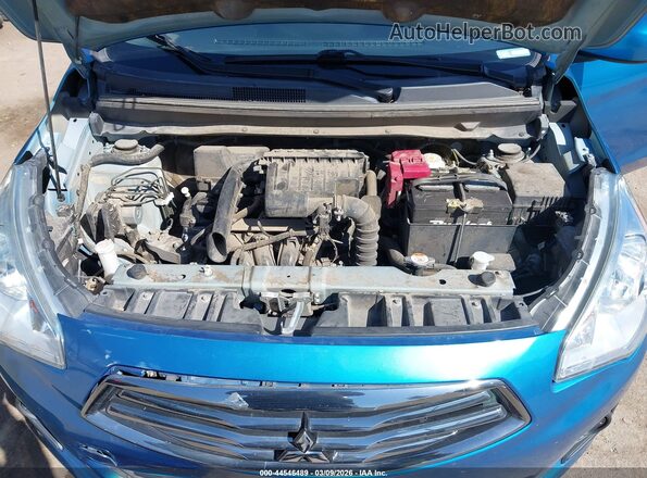 ML32F3FJ2HHF12614 2017 MITSUBISHI MIRAGE G4 Blue Widok z tyłu