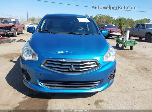 ML32F3FJ2HHF12614 2017 MITSUBISHI MIRAGE G4 Blue Widok wnętrza z tyłu