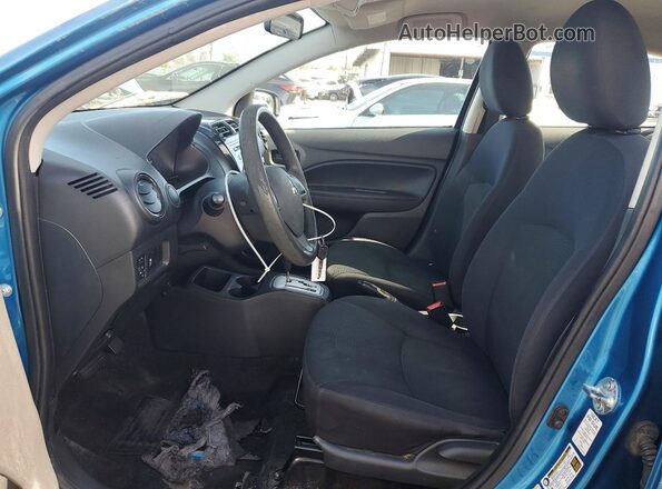 ML32F3FJ2HHF17165 2017 MITSUBISHI MIRAGE Синий Вид салона спереди