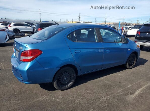 ML32F3FJ2HHF17165 2017 MITSUBISHI MIRAGE Синий Задняя правая четверть