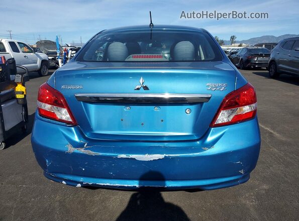 ML32F3FJ2HHF17165 2017 MITSUBISHI MIRAGE Синий Вид сзади