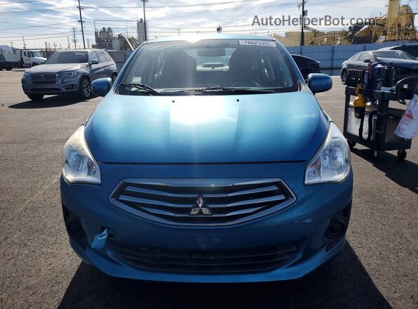 ML32F3FJ2HHF17165 2017 MITSUBISHI MIRAGE Синий Вид спереди