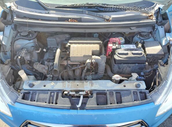 ML32F3FJ2HHF17165 2017 MITSUBISHI MIRAGE Синий Вид задней части салона