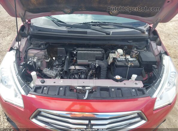 ML32F3FJ2JHF10710 2018 MITSUBISHI MIRAGE G4 Темно-бордовый Вид сзади