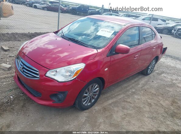 ML32F3FJ2JHF10710 2018 MITSUBISHI MIRAGE G4 Темно-бордовый Передняя левая четверть