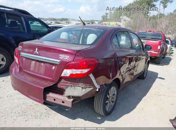ML32F3FJ2JHF13784 2018 MITSUBISHI MIRAGE G4 Burgundy Հետևի աջ