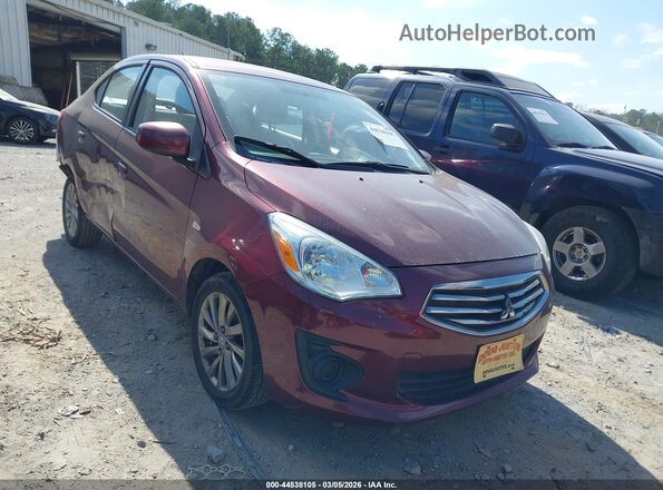ML32F3FJ2JHF13784 2018 MITSUBISHI MIRAGE G4 Burgundy Առջևի աջ