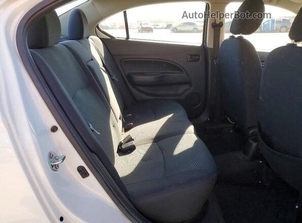 ML32F3FJ2LHF00665 2020 MITSUBISHI MIRAGE White Vista de los asientos traseros