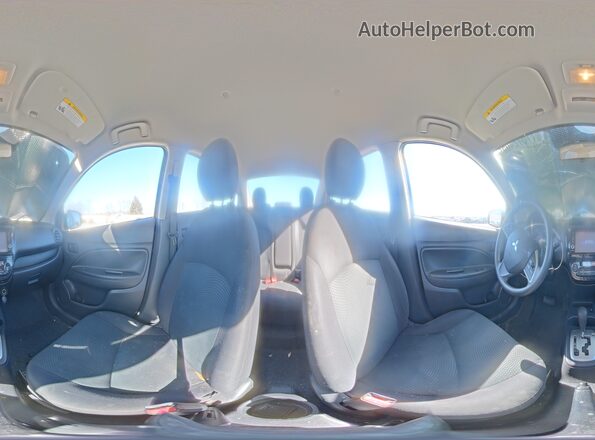 ML32F3FJ2LHF00665 2020 MITSUBISHI MIRAGE White Vista de la etiqueta del VIN