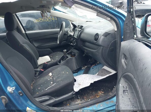 ML32F3FJ3JHF01076 2018 MITSUBISHI MIRAGE G4 Синий Вид салона спереди