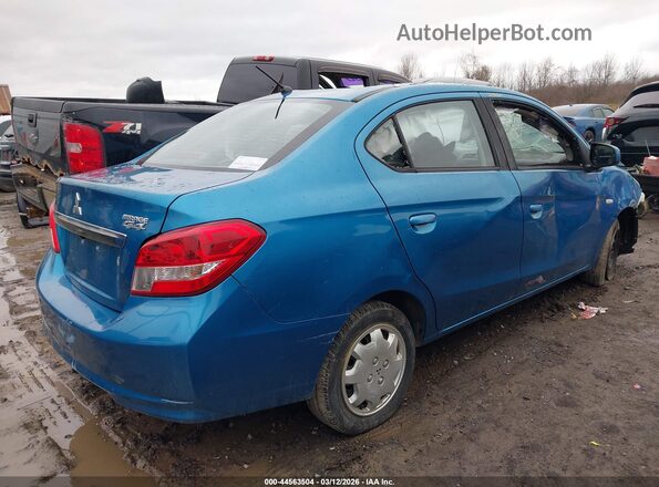 ML32F3FJ3JHF01076 2018 MITSUBISHI MIRAGE G4 Синий Задняя правая четверть
