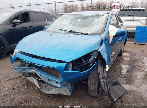 ML32F3FJ3JHF01076 2018 MITSUBISHI MIRAGE G4 Синий Вид спереди