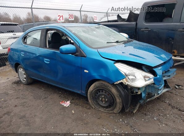 ML32F3FJ3JHF01076 2018 MITSUBISHI MIRAGE G4 Синий Передняя правая четверть