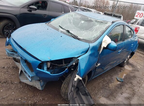 ML32F3FJ3JHF01076 2018 MITSUBISHI MIRAGE G4 Синий Передняя левая четверть