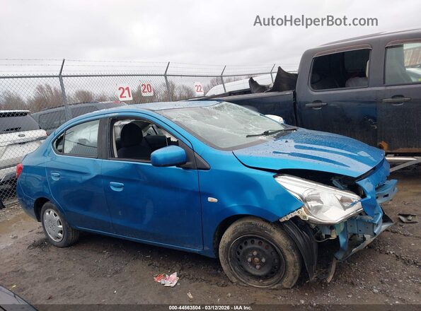 ML32F3FJ3JHF01076 2018 MITSUBISHI MIRAGE G4 Синий Вид задней части салона