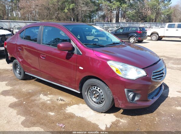 ML32F3FJ3KHF16887 2019 MITSUBISHI MIRAGE G4 Темно-бордовый Передняя правая четверть