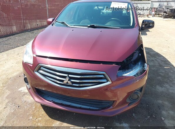 ML32F3FJ3KHF16887 2019 MITSUBISHI MIRAGE G4 Темно-бордовый Вид спереди