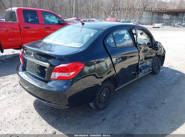 ML32F3FJ3LHF07558 2020 MITSUBISHI MIRAGE G4 Black Задня права чверть