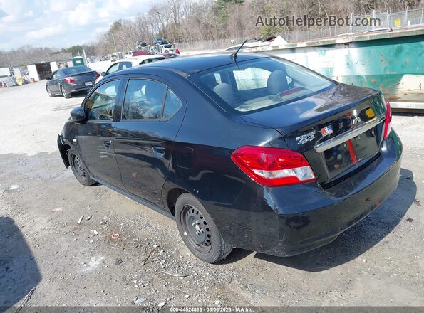 ML32F3FJ3LHF07558 2020 MITSUBISHI MIRAGE G4 Black Задня ліва чверть