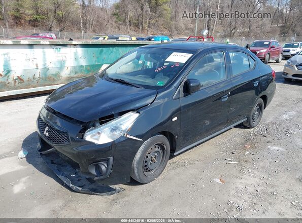 ML32F3FJ3LHF07558 2020 MITSUBISHI MIRAGE G4 Black Передня ліва чверть
