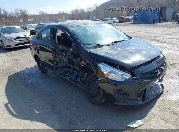 ML32F3FJ3LHF07558 2020 MITSUBISHI MIRAGE G4 Black Передня права чверть