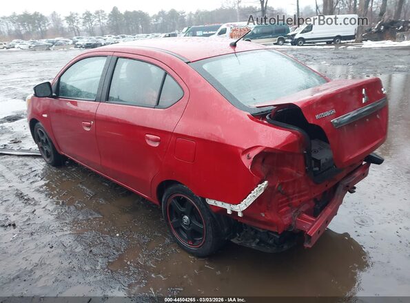ML32F3FJ4HH001466 2017 MITSUBISHI MIRAGE G4 Красный Задняя левая четверть