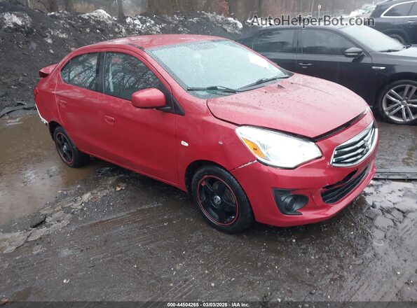 ML32F3FJ4HH001466 2017 MITSUBISHI MIRAGE G4 Красный Передняя правая четверть