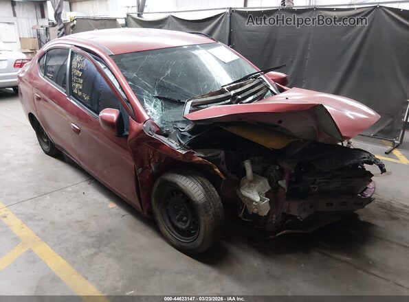 ML32F3FJ5HHF04961 2017 MITSUBISHI MIRAGE G4 Красный Передняя правая четверть