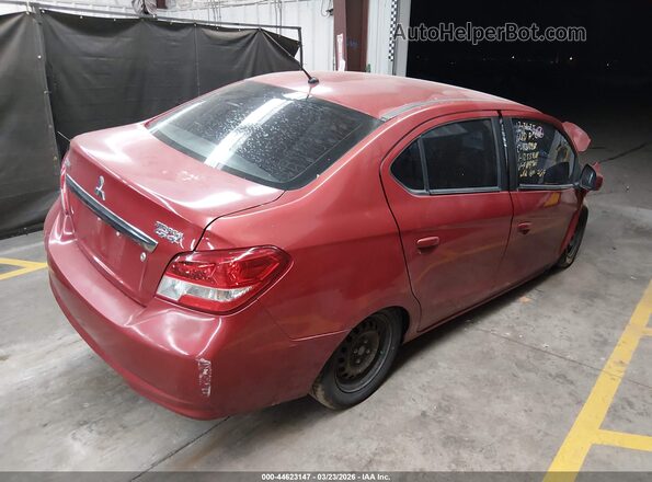 ML32F3FJ5HHF04961 2017 MITSUBISHI MIRAGE G4 Красный Задняя правая четверть