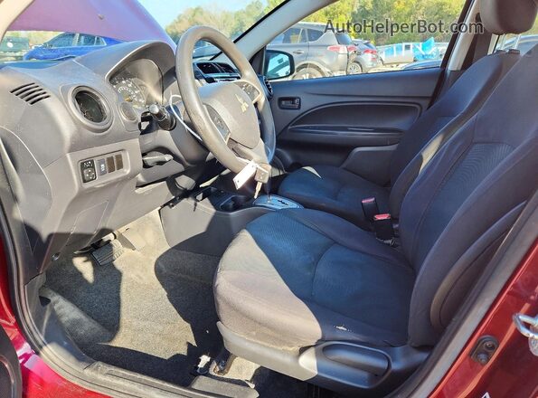 ML32F3FJ5KHF02165 2019 MITSUBISHI MIRAGE Бордовый Вид салона спереди